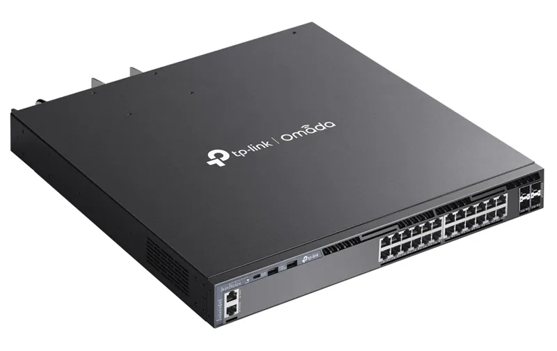 коммутатор TP-Link SG6428XHP, Omada 24-PortGigabit Stackable L3 Managed PoE+ Switch with 4 10GE SFP+ Slots фото 3