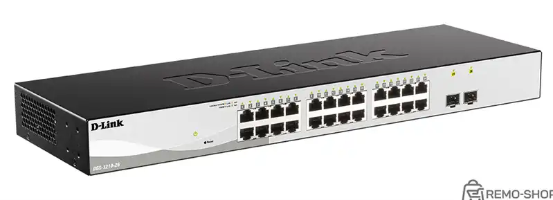 Коммутатор D-Link Smart  L2 Switch 24х1000Base-T, 2х1000Base-X SFP, Compact CLI фото 3