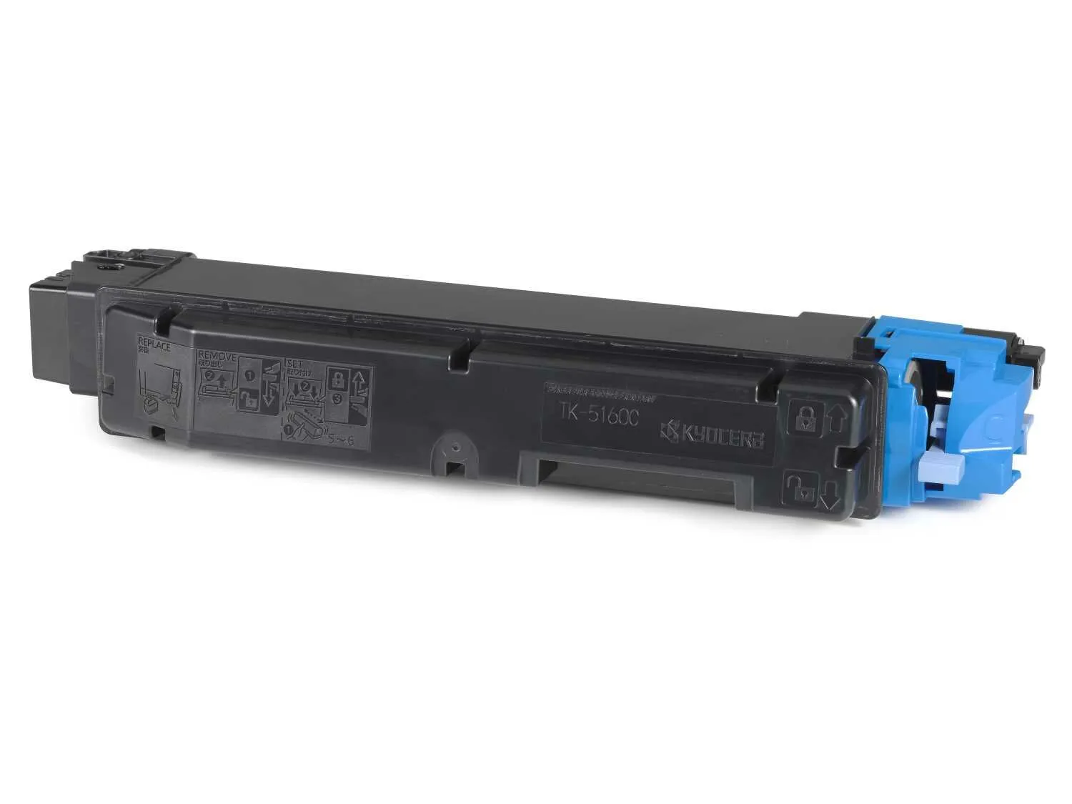 Тонер-картридж Kyocera TK-5160C голубой фото 3
