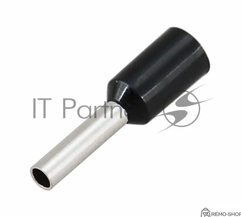 Наконечник штыревой втулочный изолированный F-8 мм 1.5 мм² черный