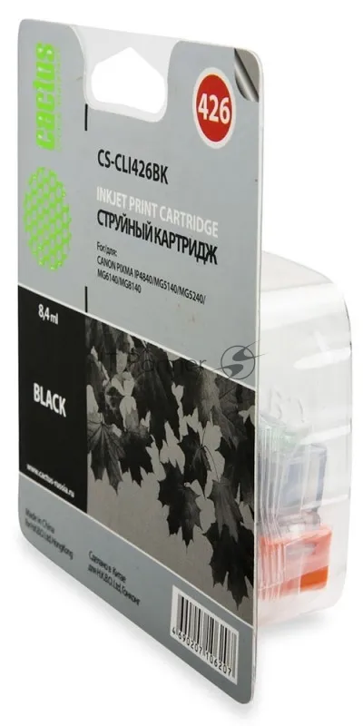 Струйный картридж Cactus CS-CLI426BK черный для принтеров Canon PIXMA фото 2