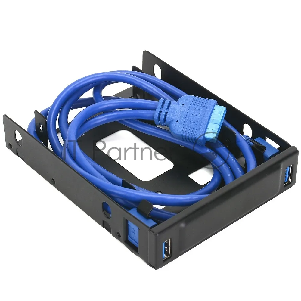 Панель расширения с двумя портами USB 3.0 и отсеком для накопителей фото 3