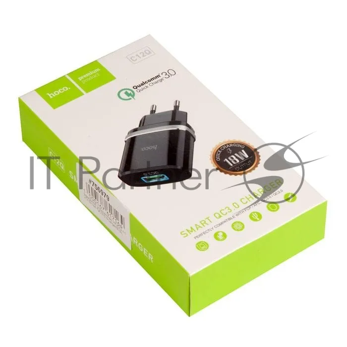 Сетевое зарядное устройство HOCO HC-16255 с Quick Charge 3.0 фото 3