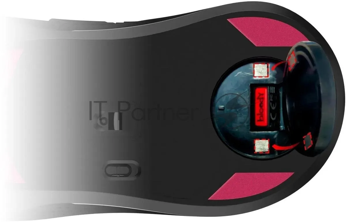 Беспроводная игровая мышь A4Tech Bloody R36 Ultra черный фото 2