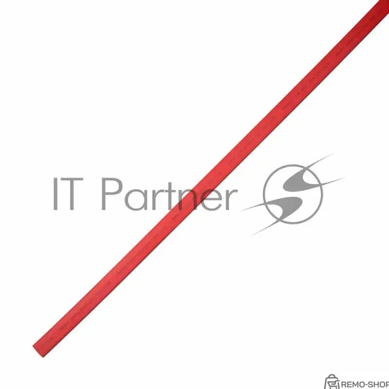 Термоусаживаемая трубка клеевая Rexant 18,0/6,0 мм красная (упаковка 10 шт. по 1 м)