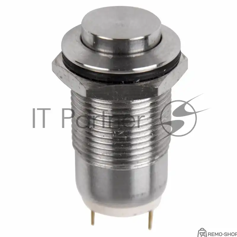 Антивандальная кнопка Rexant Ø12 фиксированная ON-OFF выпуклая