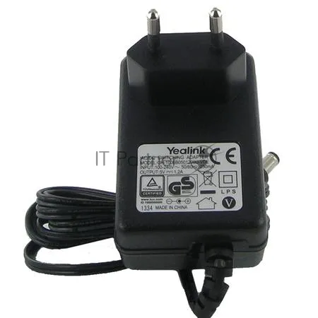 Блок питания 5V 1.2A для IP-телефонов Yealink фото 2