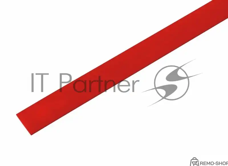 Термоусаживаемая трубка Rexant 13,0/6,5 мм, красная, упаковка 50 шт. по 1 м