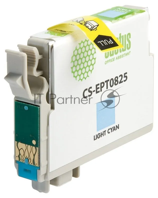 Струйный картридж Cactus CS-EPT0825 светло-голубой для Epson Stylus Photo R270/290/RX590 фото 2