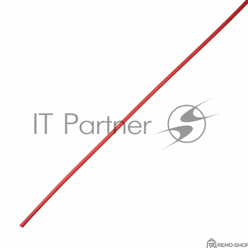 Термоусаживаемая трубка клеевая Rexant 9,0/3,0 мм, красная, 10 шт.