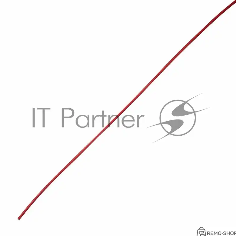 Термоусаживаемая трубка клеевая Rexant 6,0/2,0 мм, красная, 10 шт.