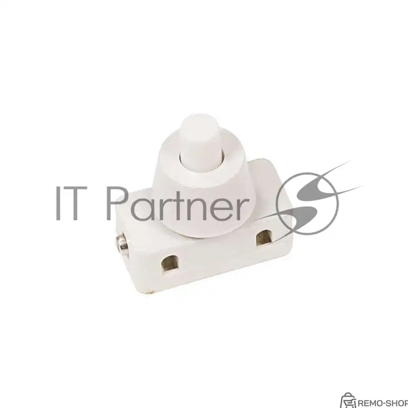 Выключатель-кнопка ON-OFF белый для настольной лампы фото 3