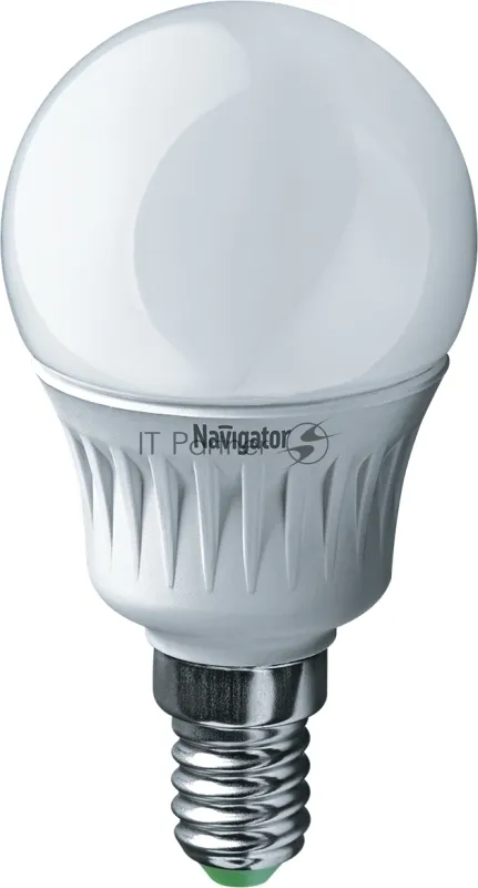 Светодиодная лампа Navigator шар 5Вт E14 2700К