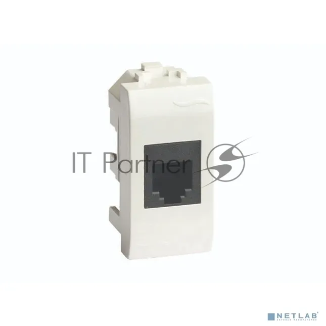 Компьютерная розетка DKC 76457B RJ45 Cat.5e экранированная белая