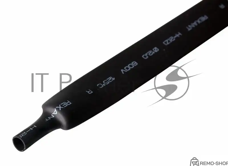 Термоусаживаемая трубка Rexant 12,0/6,0 мм, черная, 50 шт. фото 3