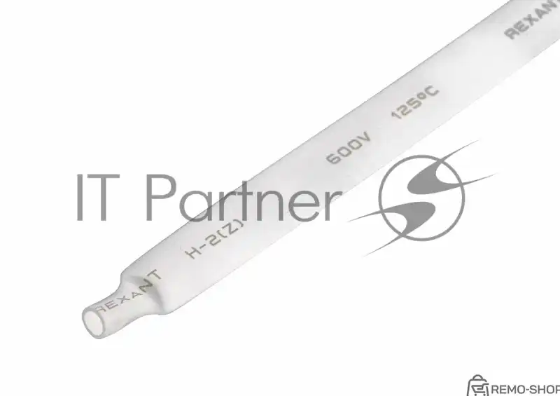 Термоусаживаемая трубка Rexant 8,0/4,0 мм, белая, 50 шт. по 1 м фото 2