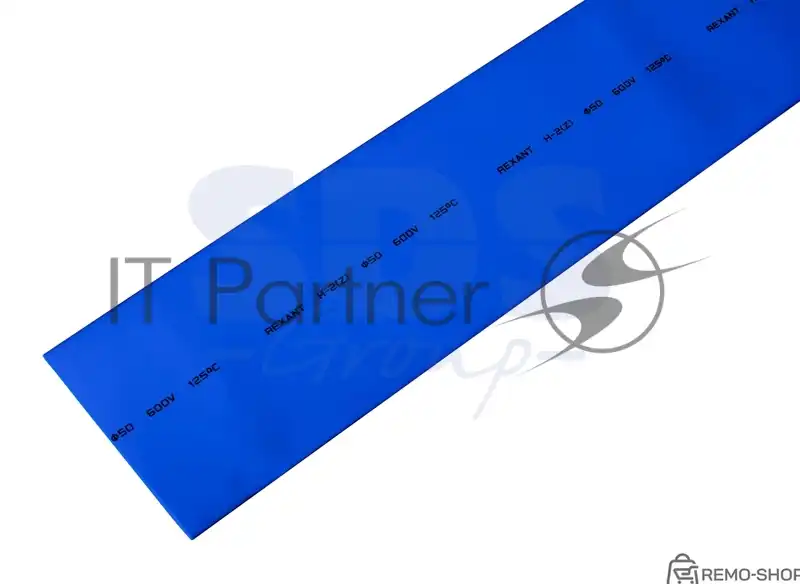 Термоусаживаемая трубка Rexant 50,0/25,0 мм, синяя, 10 шт. по 1 м