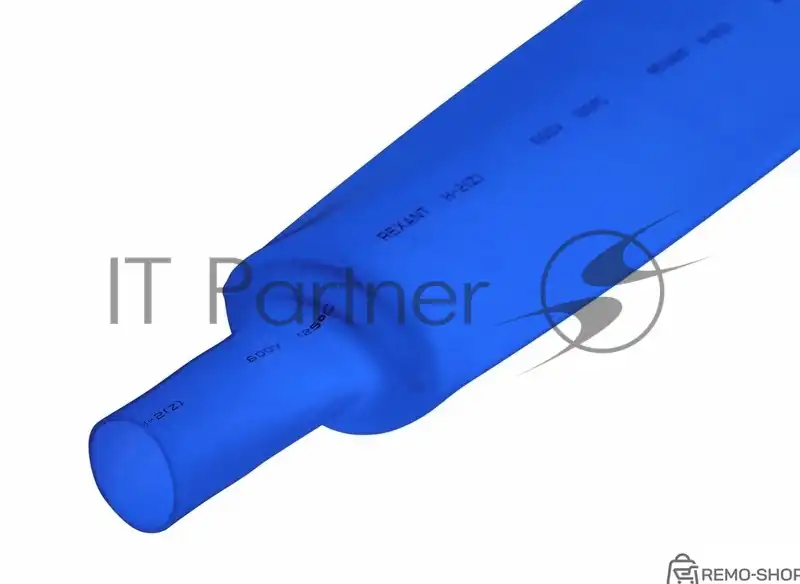 Термоусаживаемая трубка Rexant 50,0/25,0 мм, синяя, 10 шт. по 1 м фото 2