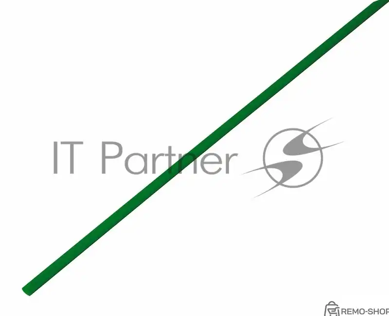 Термоусаживаемая трубка Rexant 1,5/0,75 мм, зеленая, 50 шт.