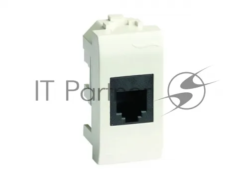 Сетевая розетка DKC Brava 76458B RJ45 Cat.6 белая