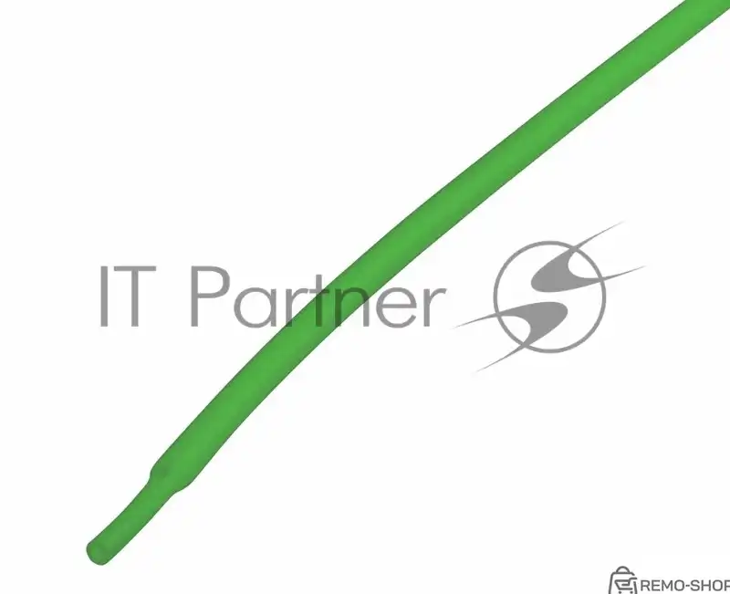 Термоусаживаемая трубка Rexant 1,5/0,75 мм, зеленая, 50 шт. фото 2