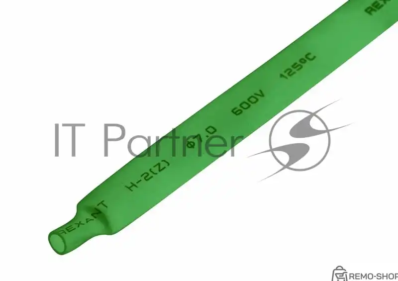 Термоусаживаемая трубка Rexant 7,0/3,5 мм, зеленая, 50 шт. фото 2