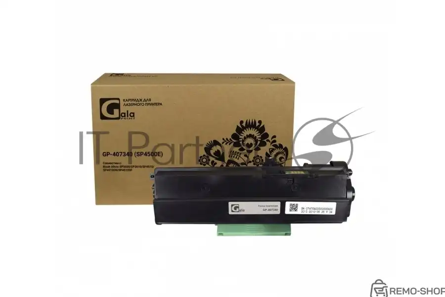 Картридж GalaPrint GP-407340 черный для принтеров Ricoh Aficio SP3600/SP3610/SP4510