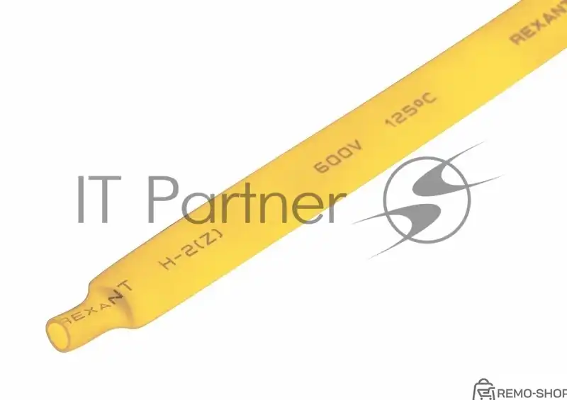 Термоусаживаемая трубка Rexant 8,0/4,0 мм, желтая, 50 шт. фото 2