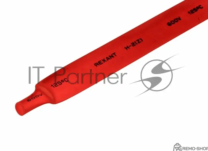 Термоусаживаемая трубка Rexant 12,0/6,0 мм красная, 50 шт. по 1 м фото 2