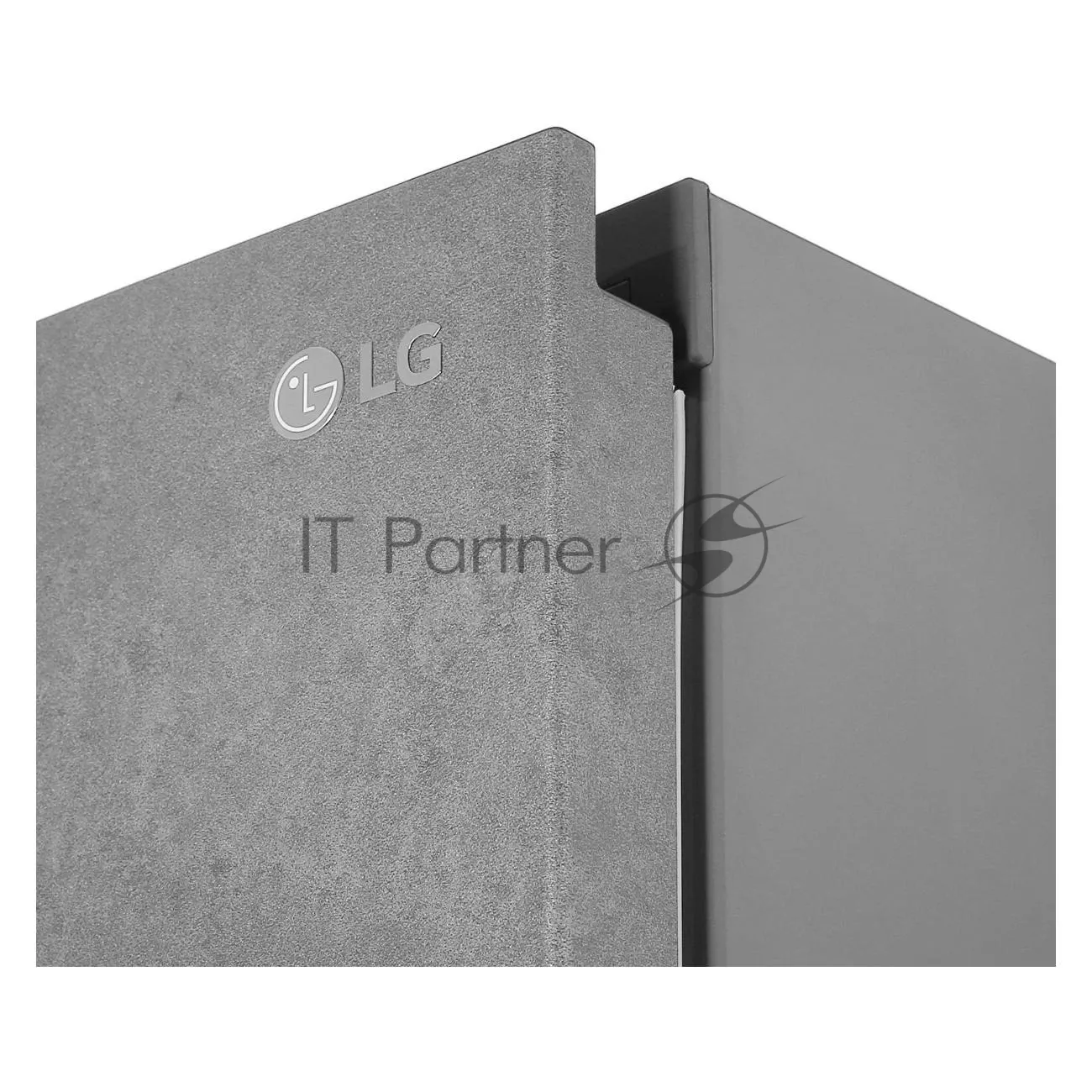 Двухкамерный холодильник LG GA-B509MCZL серого цвета с нижней морозильной камерой