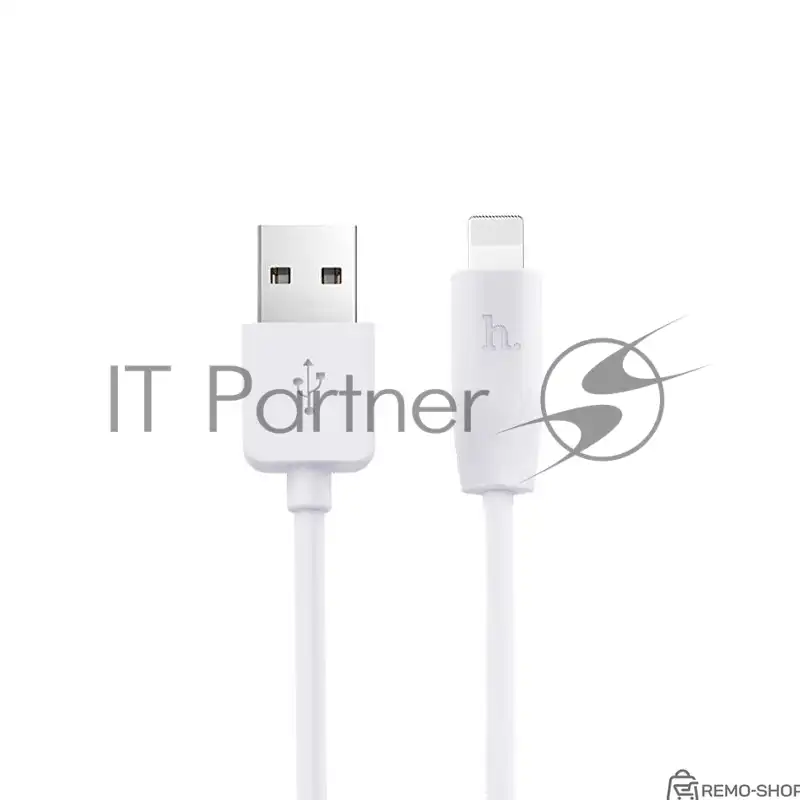 Кабель USB 2.0 HOCO X1 для зарядки и синхронизации, белый, 2 метра фото 2