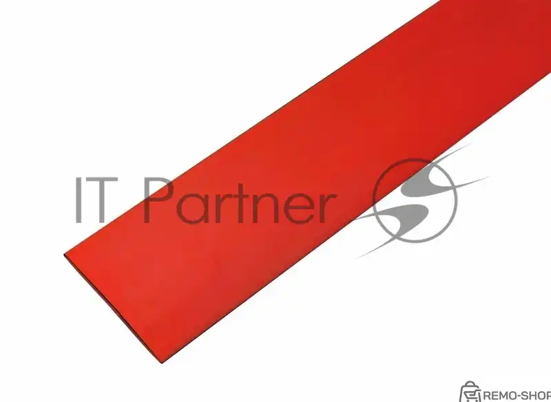 Термоусаживаемая трубка Rexant 35,0/17,5 мм, красная, упаковка 10 шт.