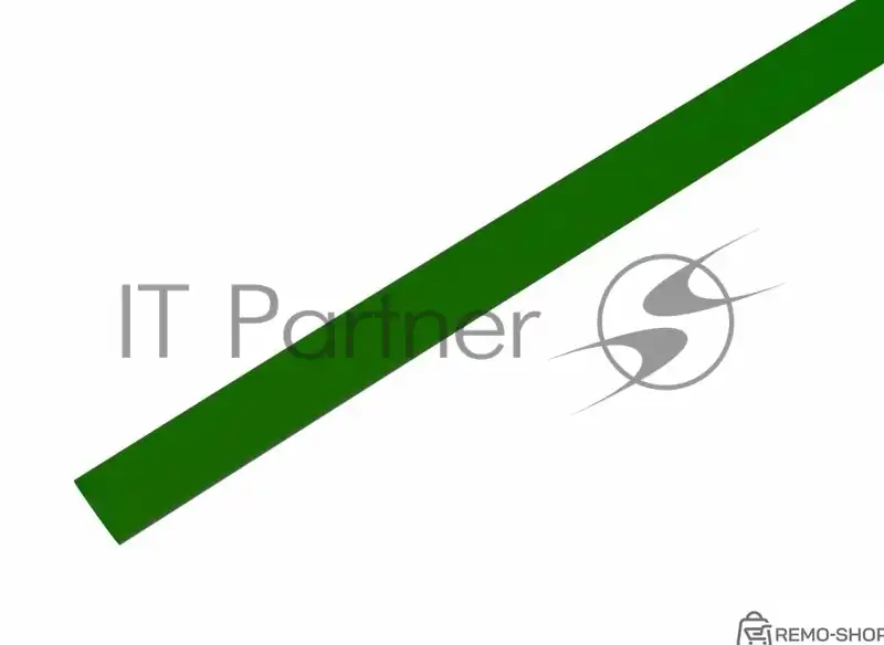 Термоусаживаемая трубка Rexant 9,0/4,5 мм, зеленая, 50 шт.