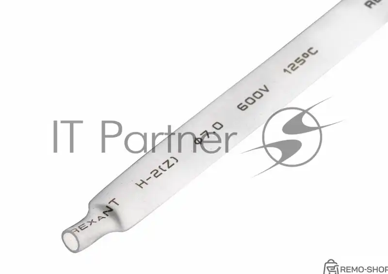 Термоусаживаемая трубка Rexant 7,0/3,5 мм, белая, 50 шт. фото 2