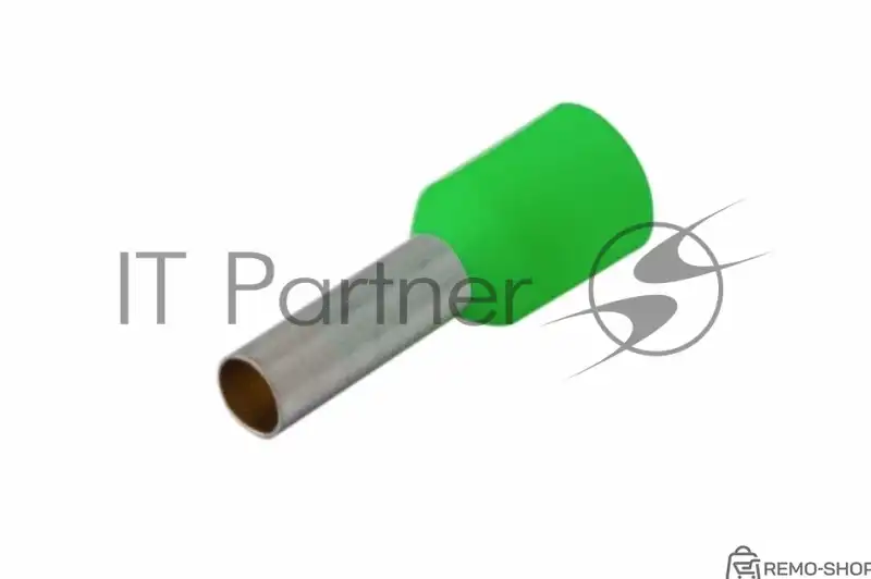 Наконечник штыревой втулочный изолированный Rexant F-12 мм 6 мм² зеленый