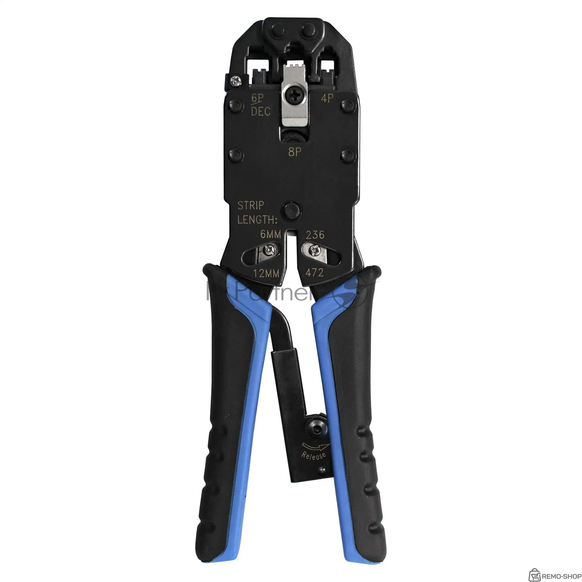 Обжимной инструмент для коннекторов RJ-45 и RJ-12 фото 2