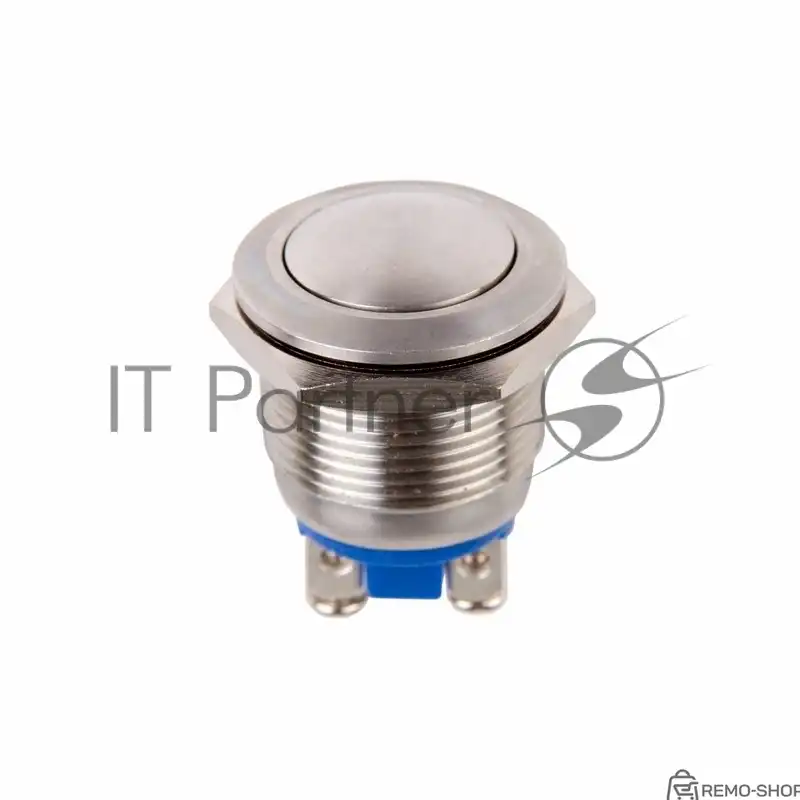 Антивандальная кнопка Rexant Ø19 мм, фиксированная, сфера, (ON)-OFF