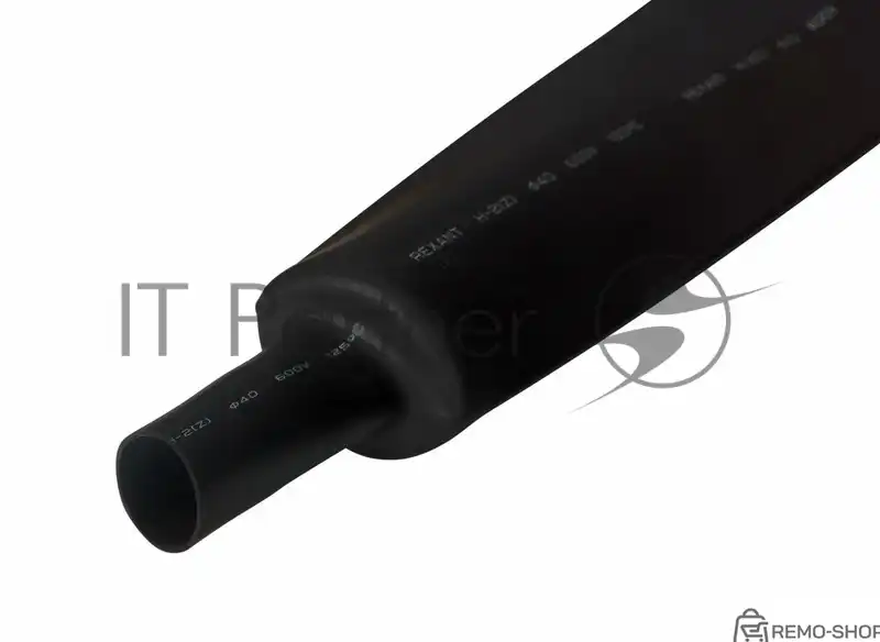 Термоусаживаемая трубка Rexant 35,0/17,5 мм, черная, 10 шт. по 1 м фото 2