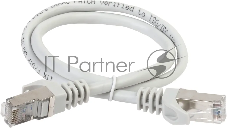 Патч-корд ITK Cat.5e FTP, 0.5 м, серый