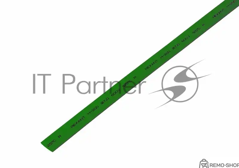 Термоусаживаемая трубка Rexant 8,0/4,0 мм, зеленая, 50 шт.