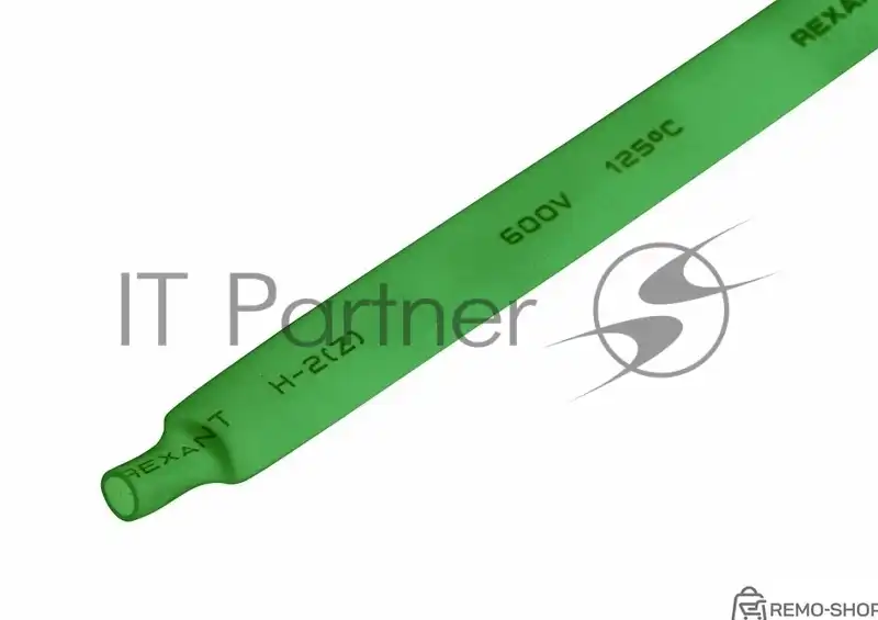 Термоусаживаемая трубка Rexant 8,0/4,0 мм, зеленая, 50 шт. фото 2