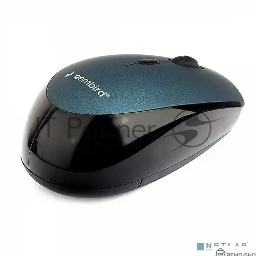 Беспроводная мышь Gembird MUSW-354-B синего цвета фото 3
