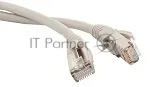 Патч-корд LANMASTER Cat 5e, 3 метра, серый