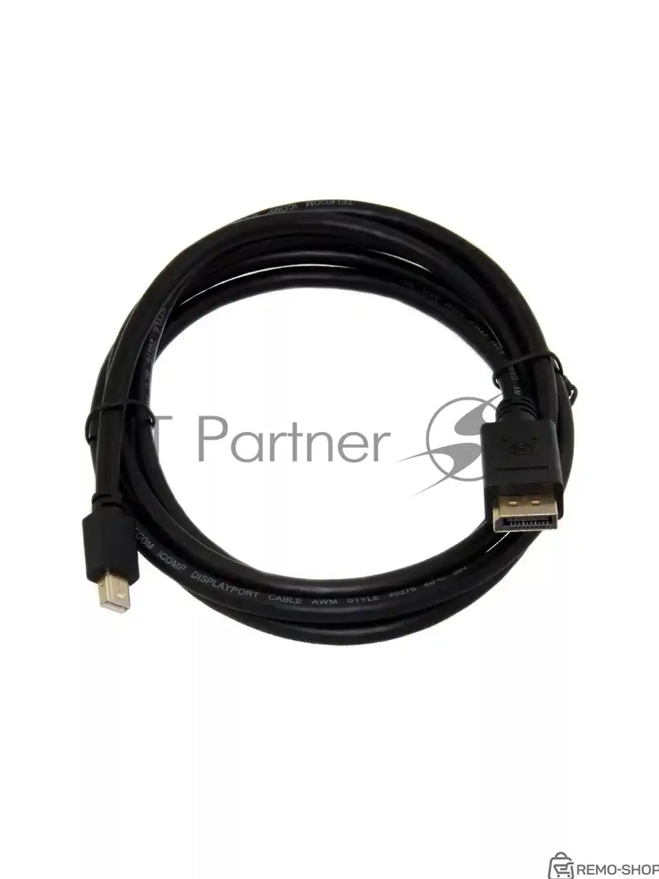 Кабель-переходник Telecom (TA682-1.8M) 4K*60Hz 1.2V Mini DisplayPort M <--> DisplayPort M 1,8м 6926123463314 фото 2