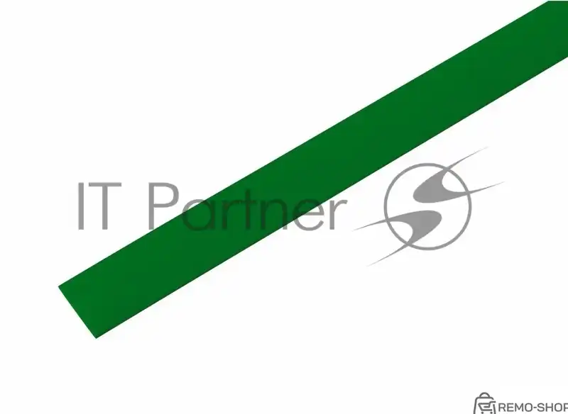 Термоусаживаемая трубка Rexant 13,0/6,5 мм, зеленая, 50 шт.
