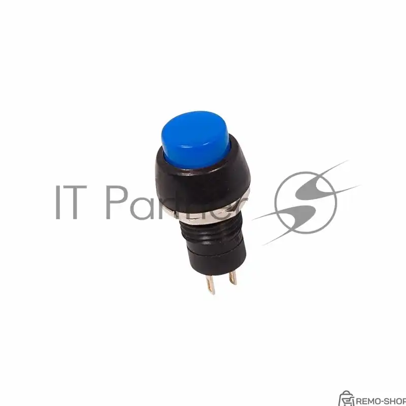 Выключатель-кнопка Rexant 250V 1А ON-OFF синяя Micro