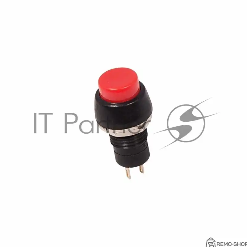 Выключатель-кнопка Rexant 250V 1А ON-OFF красный Micro