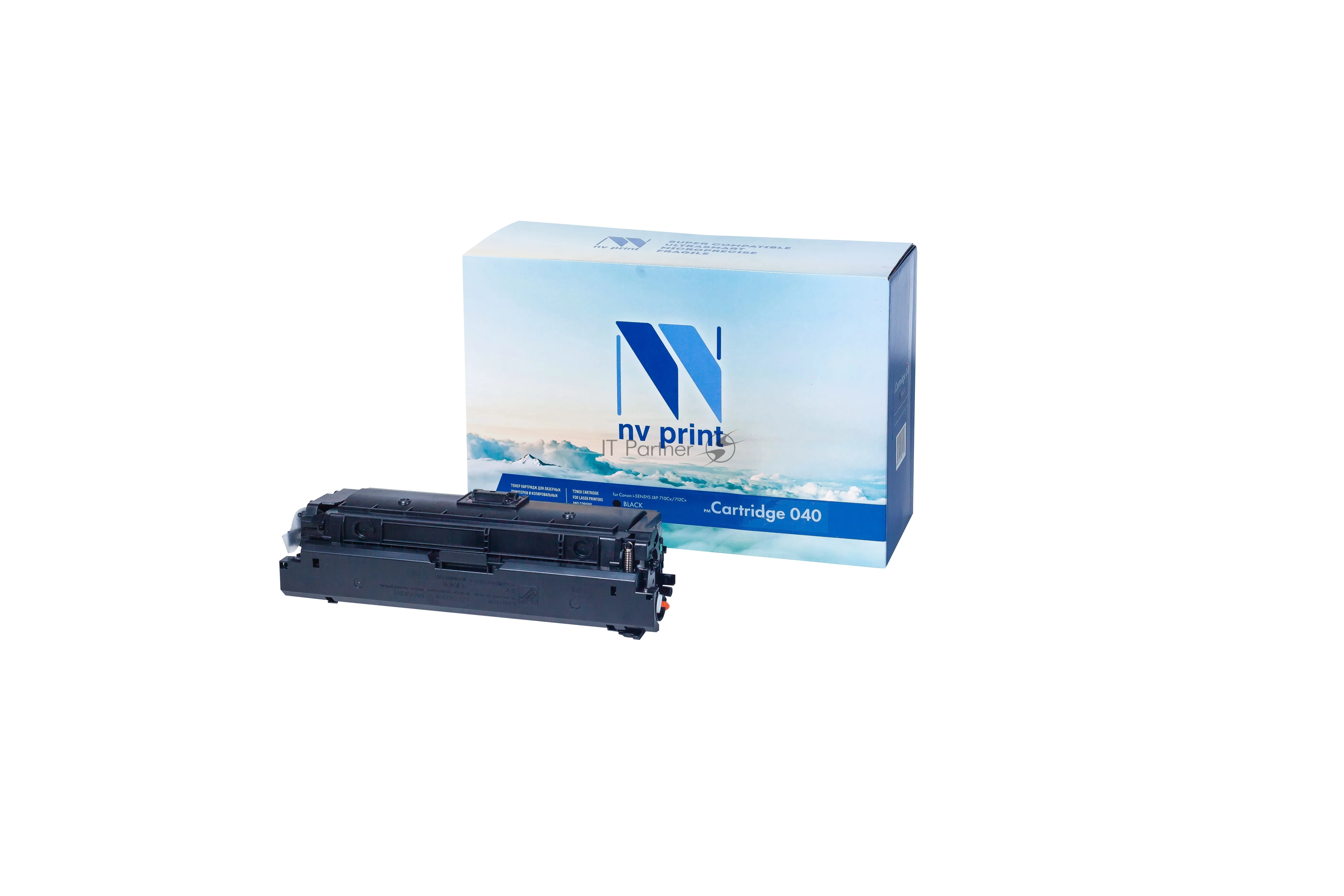 Совместимый лазерный картридж NVPrint NV-040 черный для принтеров Canon i-SENSYS LBP 710Cx/712Cx