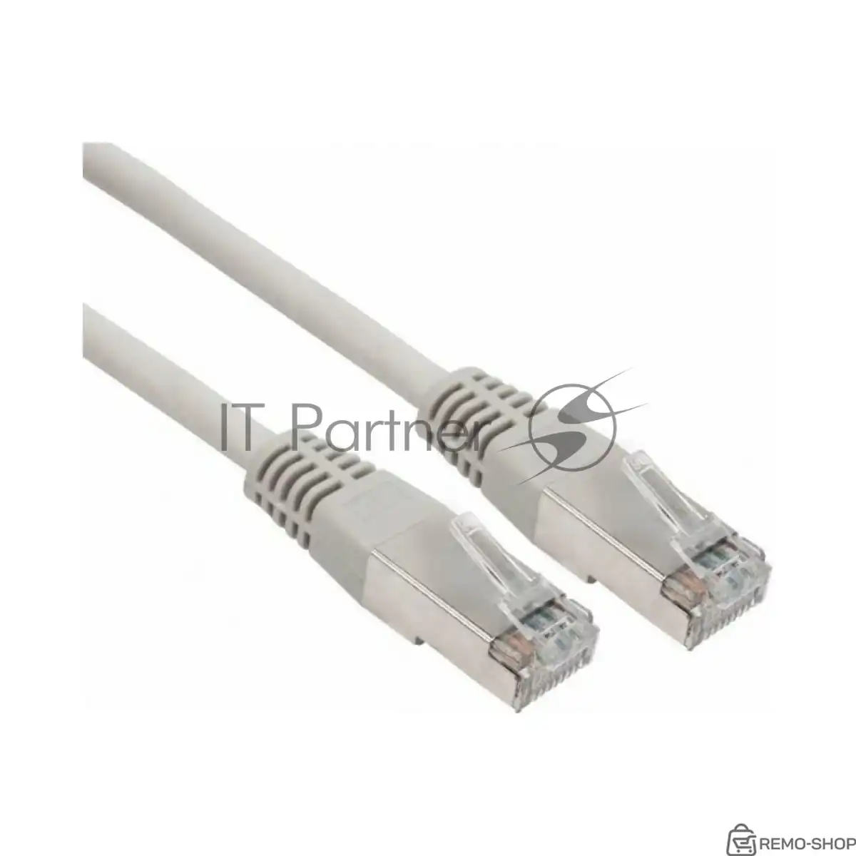 Патч-корд F/UTP Cat.6 экранированный, RJ45-RJ45, 3 м, серый
