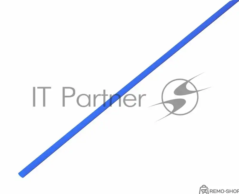 Термоусаживаемая трубка Rexant 1,5/0,75 мм, синяя, 50 шт.